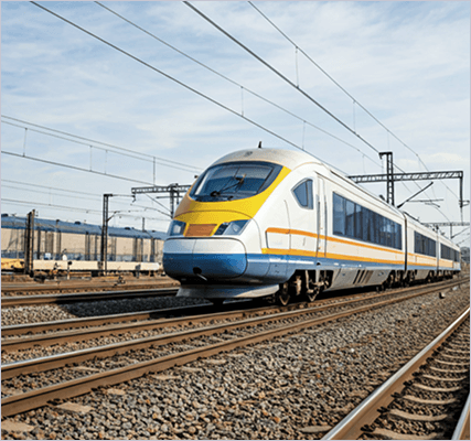 Train Eurostar à destination de Londres